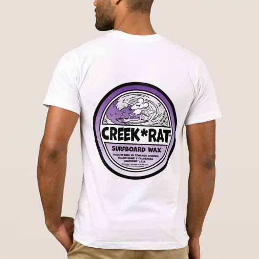 Creek Rat | Creekrat Cartoon Studios Tシャツ (裏面)
