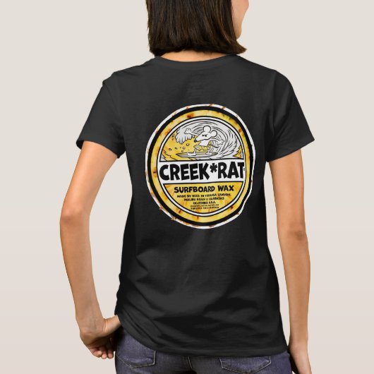Creek Rat | Creekrat Cartoon Studios Tシャツ (裏面)