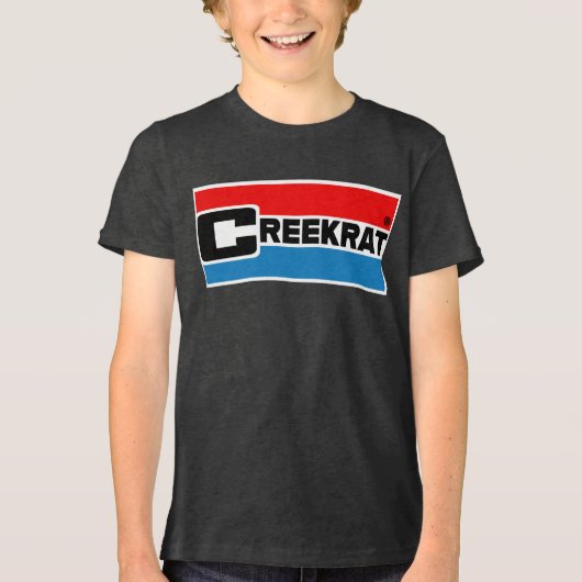 Creek Rat | The CreekRat Co. | 2026 Branding Logo トライブレンドＴシャツ (正面)