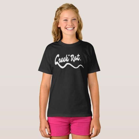 Creek Rat | The CreekRat Co. | Long Tail Logo Tシャツ (正面フル)