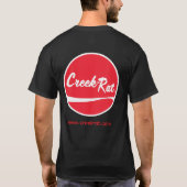 Creek Rat | The CreekRat Co. | Red Dot Logo Tシャツ (裏面)