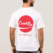 Creek Rat | The CreekRat Co. | Red Dot Logo Tシャツ (裏面)