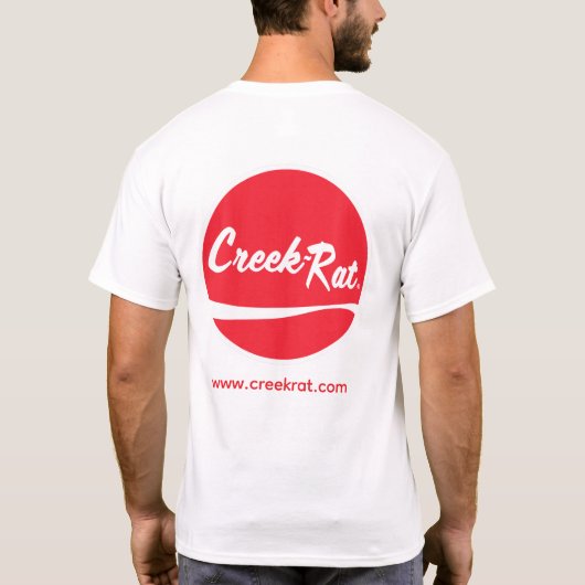 Creek Rat | The CreekRat Co. | Red Dot Logo Tシャツ (裏面)