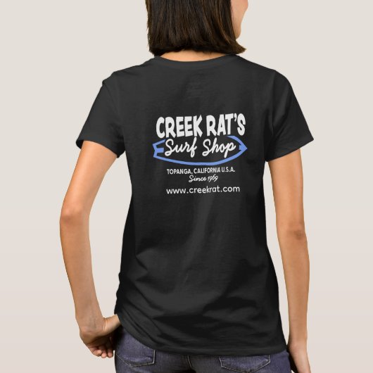 Creek Rat | The CreekRat Co. Tシャツ (裏面)