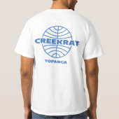 Creek Rat | The CreekRat Co. Tシャツ (裏面)
