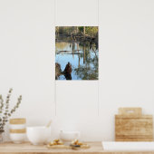 Creek Waterscape Reflectionsフォトポスター ポスター (キッチン)