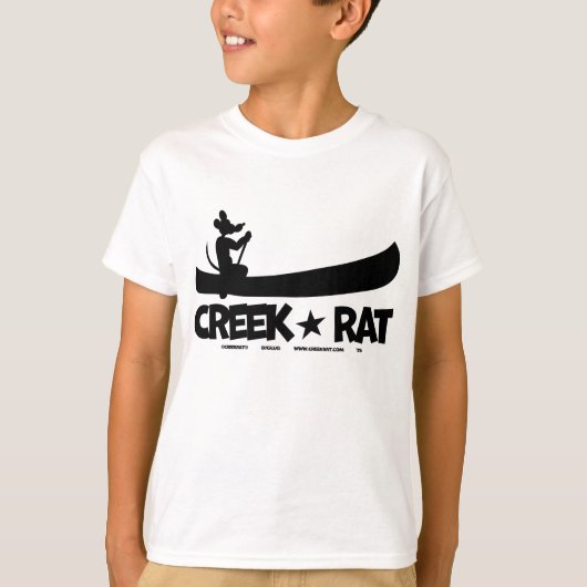 Creekrat Cartoon Studios - Creek Rat Canoe Cartoon Tシャツ (正面)
