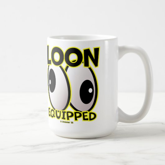 Creekrat Cartoon Studios "Loon Equiped" 2025アート コーヒーマグカップ (右)