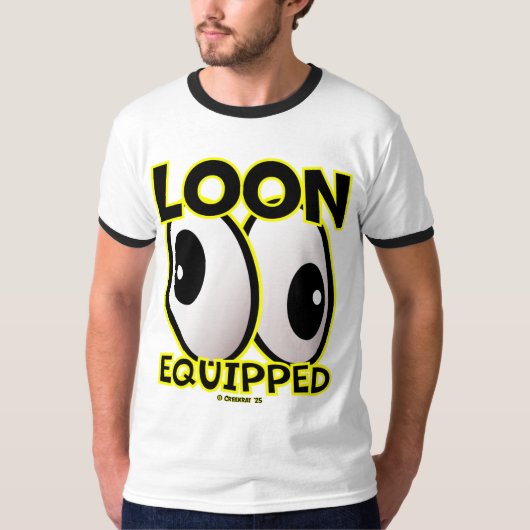 Creekrat Cartoon Studios "Loon Equiped" 2025アート！ Tシャツ (正面)