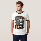Creekrat Cartoon Studios Power Beast Tシャツ (正面フル)