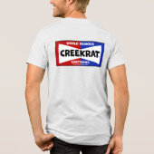 CreekRat | CeeekRat Co. | CREEKRAT ロゴ トライブレンドTシャツ (裏面)