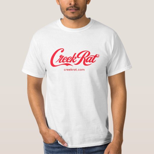CreekRat® | CreekRat Co. | トパンガ - マリブ - CA Tシャツ (正面)