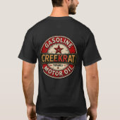 CreekRat® | CreekRat Co. | トパンガ - マリブ - CA Tシャツ (裏面)