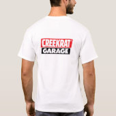 CreekRat® | CreekRat Co. | トパンガ - マリブ - CA Tシャツ (裏面)