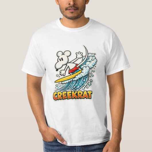 CreekRat® | CreekRat Co. | トーパンガ - マリブ - CA Tシャツ (正面)