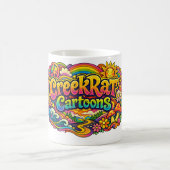 CreekRat | CreekRat Co. | ビンテージ風ロゴ コーヒーマグカップ (中央)