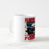 Creekrat Mercury Tower of Power Cartoon Mug コーヒーマグカップ (正面左)