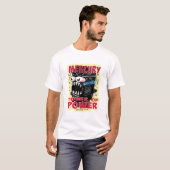Creekrat Studios Mercury Tower of Power Cartoon Tシャツ (正面フル)