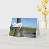 Creeksideの靴屋の印 カード (黄色い花)