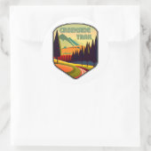 Creekside Trail Ohio Colors ラウンドシール (バッグ)