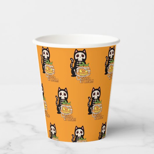 🧡 Creep It Cups! 🎃 紙コップ (正面)