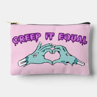 Creep It Equal ~キュートなパステルゾンビの手のハートデザイン~ アクセサリーポーチ