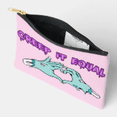 Creep It Equal – Cute Pastel Zombie Hands Heart De アクセサリーポーチ (見開き)