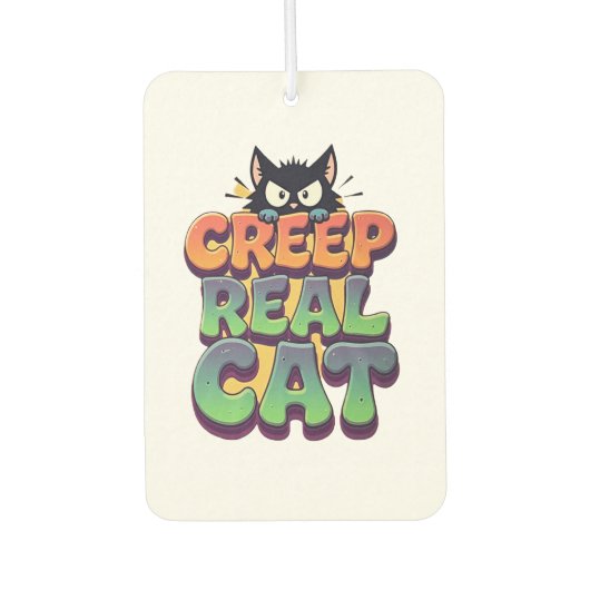 Creep It Real Cat カーエアーフレッシュナー (正面)