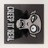 Creep It Real Classic Horror Vampire Design ジグソーパズル (横)