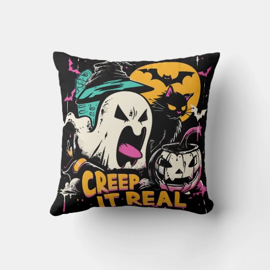 Creep It Real | ExDesigner | Halloween クッション (裏面)