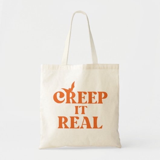 Creep It Real Fall Halloween Tote トートバッグ (正面)