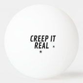 Creep It Real Halloween 卓球ボール (正面)