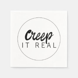 Creep It Real Halloween Party スタンダードカクテルナプキン