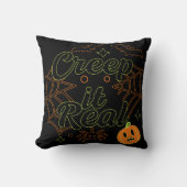 Creep It Real Halloween Tee クッション (正面)