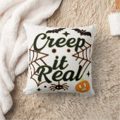 Creep It Real Halloween Tee クッション (ブランケット)