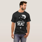 Creep It Real Scary Night Background Happy Hallowe Tシャツ (正面フル)