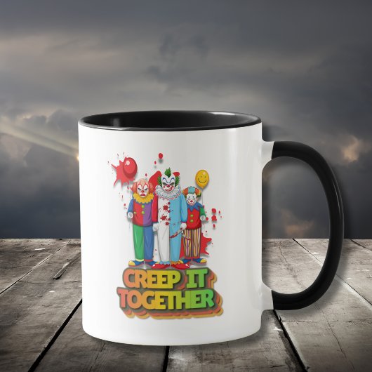Creep It Together Halloween Clown マグカップ