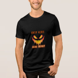 Creep Vibes ダークエネルギー _ トレンディーホラー ストリートウェア トライブレンドTシャツ
