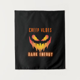 Creep Vibes Dark Energy _ Trendy Horror Streetwear タペストリー