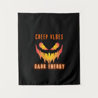 Creep Vibes Dark Energy _ Trendy Horror Streetwear タペストリー