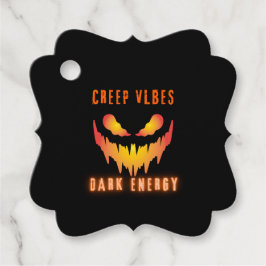 Creep Vibes Dark Energy _ Trendy Horror Streetwear フェイバータグ