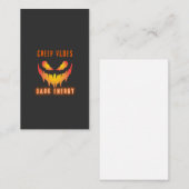 Creep Vibes Dark Energy _ Trendy Horror Streetwear 名刺 (正面/裏面)