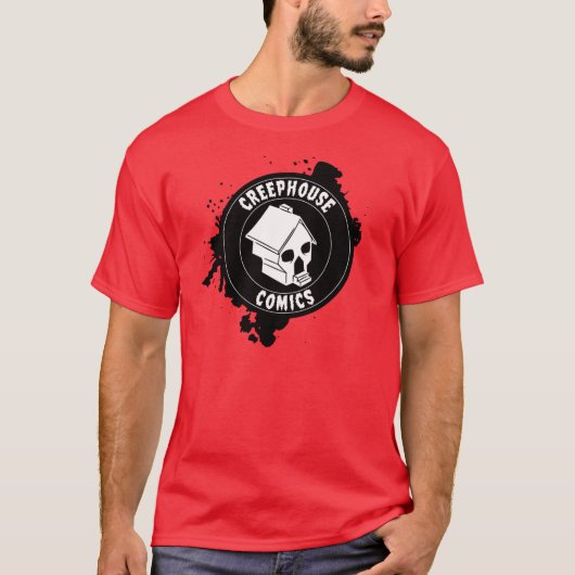 Creephouseのロゴメンズ Tシャツ (正面)