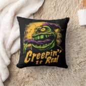 Creepin’ It Real | ExDesigner | Halloween クッション (ブランケット)