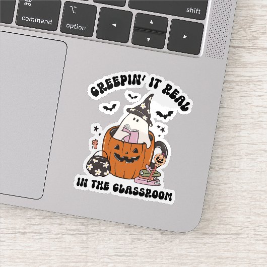 Creepin’ It Real in the Classroom Cute Teacher シール (詳細)