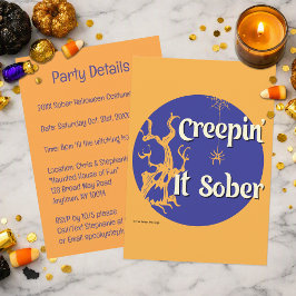 Creepin’ It Sober | ハロウィン・ソバー・パーティー 招待状