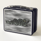 Creeping Slime Hulk Weird Horror Art メタルランチボックス (裏面)