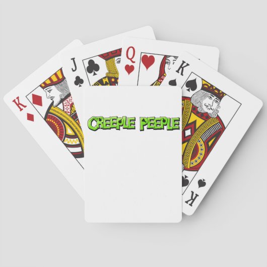 Creeple Peeple playing cards トランプ (裏面)