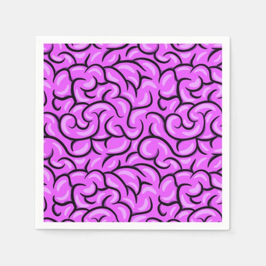 Creepy Brain スタンダードカクテルナプキン (正面)