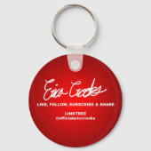 creepy businessman with money ears キーホルダー (裏面)